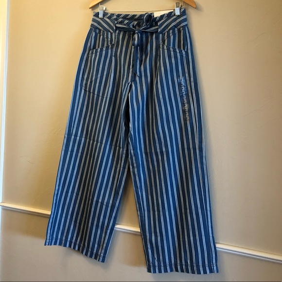 NWT AMERICAN EAGLE WIDE LEG HI-RISE PANTS SZ 6 - Picture 2 of 8